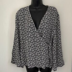 A.L.C. Silk Wrap Top